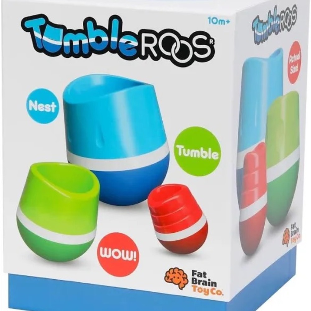 TumbleRoos - Vibrant Blue, Green and Red Learning Set